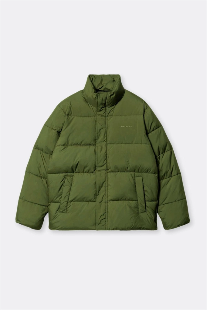 Carhartt WIP Mens Doville Puffer Jacket - Khaki - Size Small